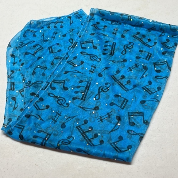 Scarf Musical Notes - Picture 6 of 6